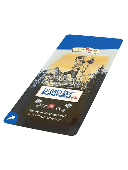 Le Superbe Сыр Le Gruyere твердый нарезка 50%, 150г, 150 г