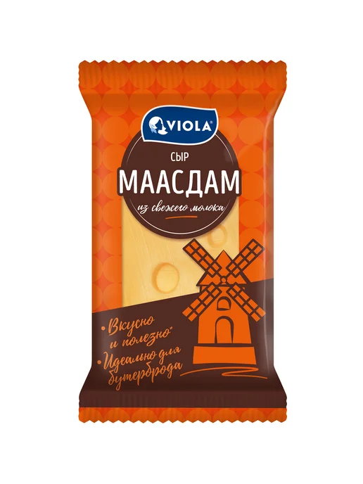 Viola Сыр Маасдам кусок 45%, 180г, 180 г