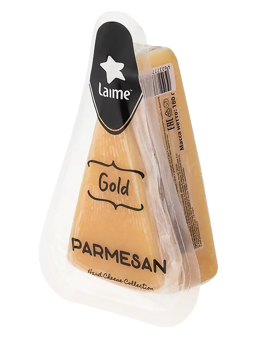 Laime Сыр Gold Пармезан 12 месяцев твердый 40%, 180г, 180 г