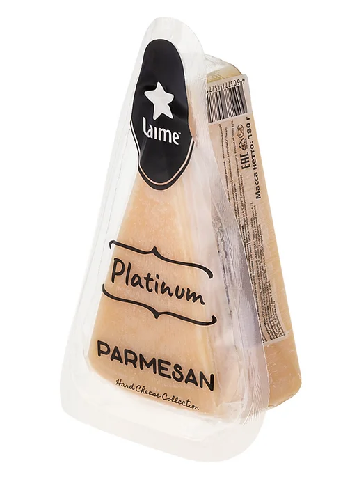Laime Сыр Platinum Пармезан 15 месяцев твердый 40%, 180г, 180 г