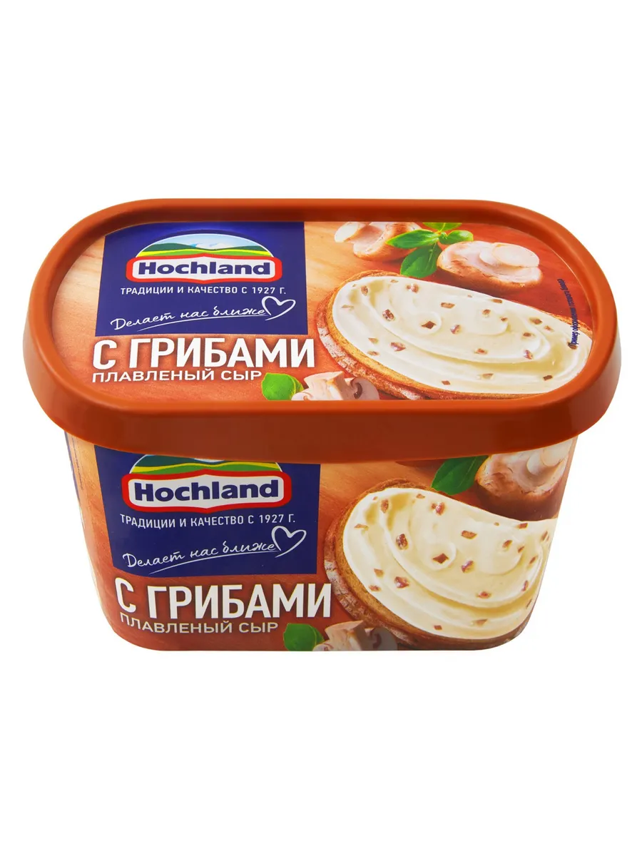 Сыр плавленый с грибами 55%, 400г