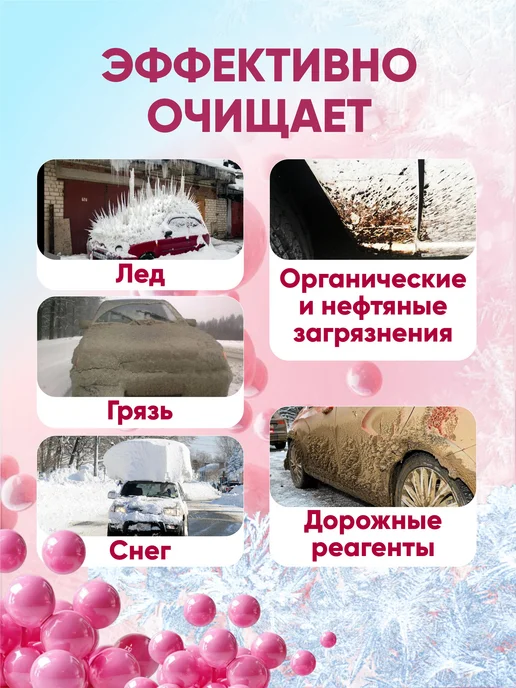 AVS Незамерзайка -20С, стеклоомывающая жидкость Бабл гам, вариант, фото 4