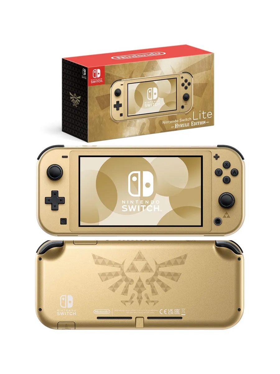 Прошитая Switch Lite (Hyrule Edition) 32+128GB +30игр Nintendo