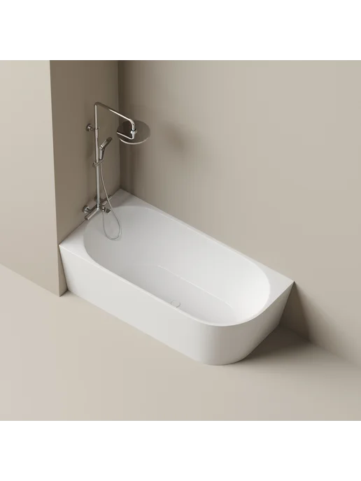 SANCOS Акриловая ванна Edge 1700x800x580, угловая, левая, FB23L, 1700x800x580, фото 4