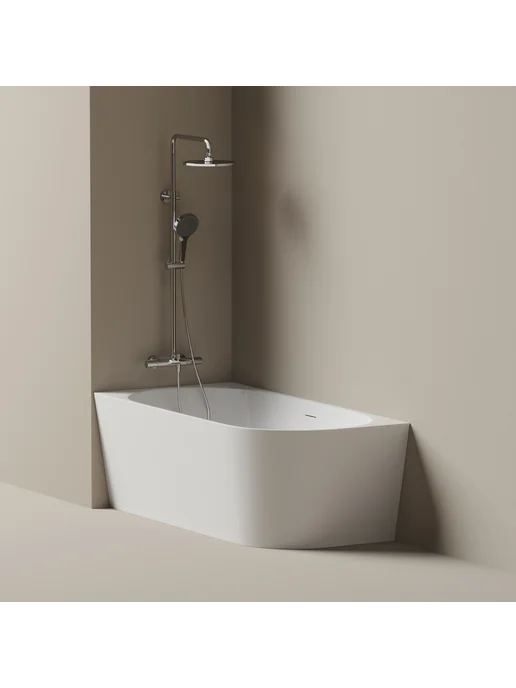 SANCOS Акриловая ванна Edge 1700x800x580, угловая, левая, FB23L, 1700x800x580, фото 7