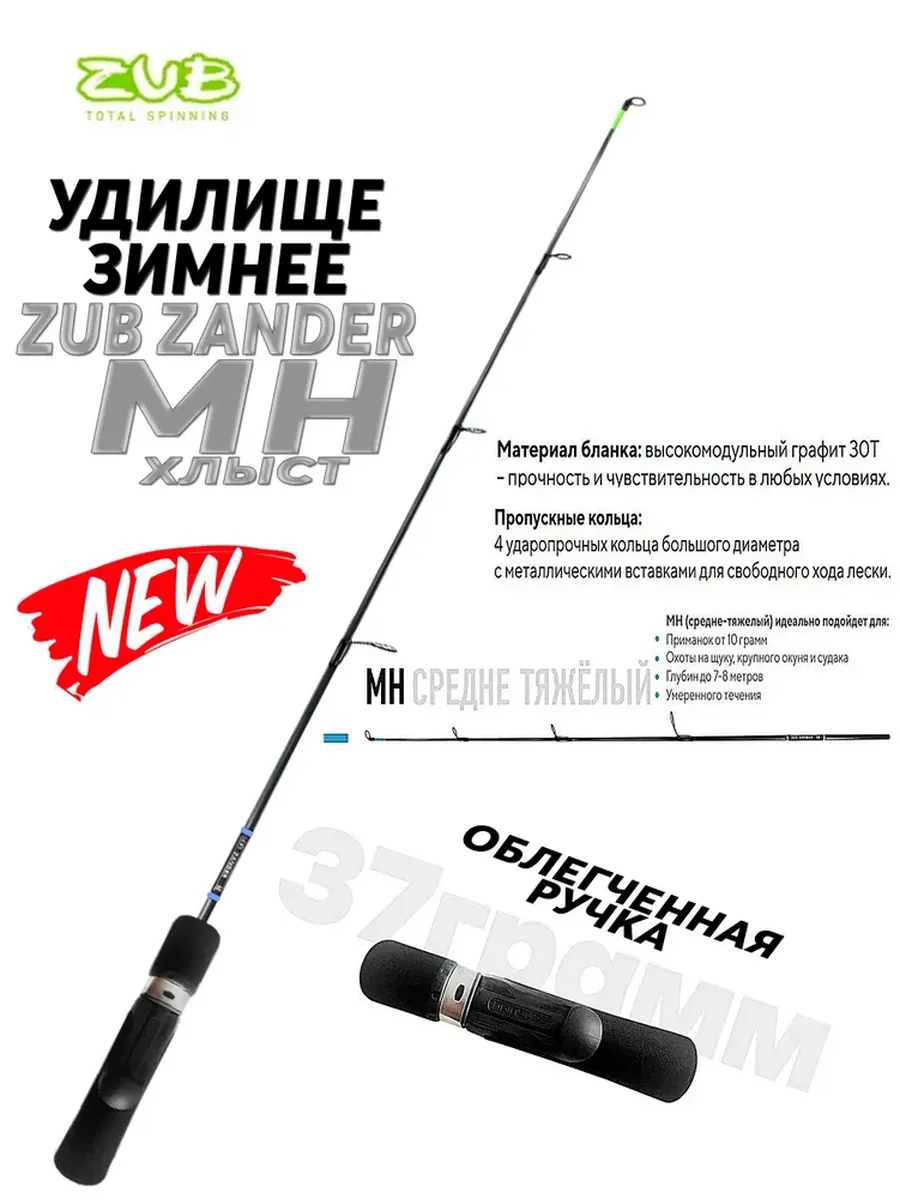 Удочка для зимней рыбалки Zander MH 0,70м до 40гр