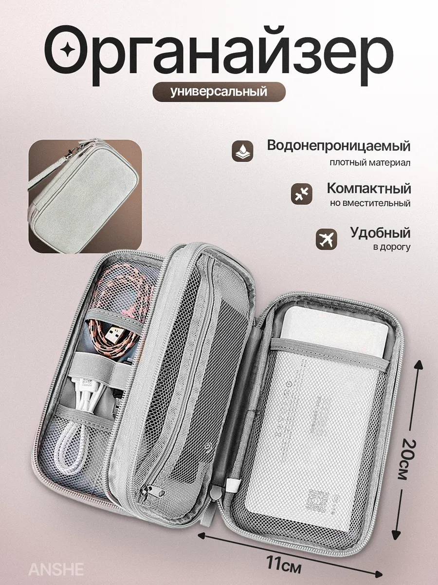 Дорожная косметичка органайзер для хранения