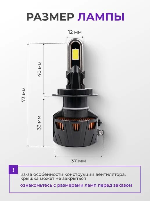 LEDBRITED Светодиодные Лампы U30 H7, вариант, фото 4