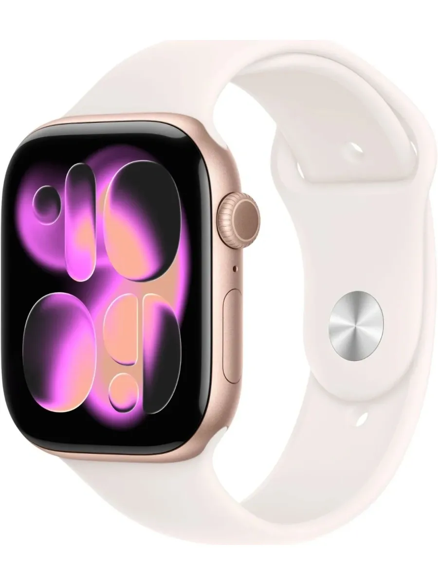 Смарт-часы Watch Series 11 A3333 46мм корп.роз.зол Sport Ban Apple 642932613 купить в интернет‑магазине Wildberries