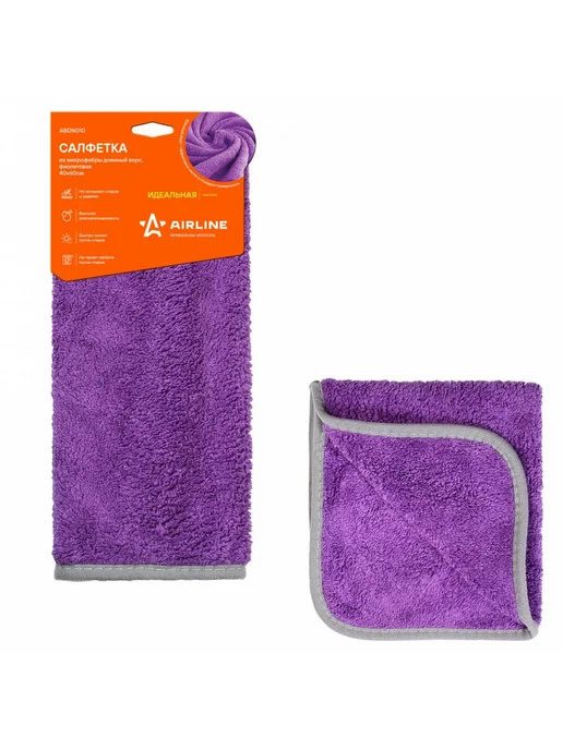 AIRLINE Микрофибра автополотенце 40*60см тряпка сушки кузова ABDN007, 40x60 см, 10 шт, фото 3